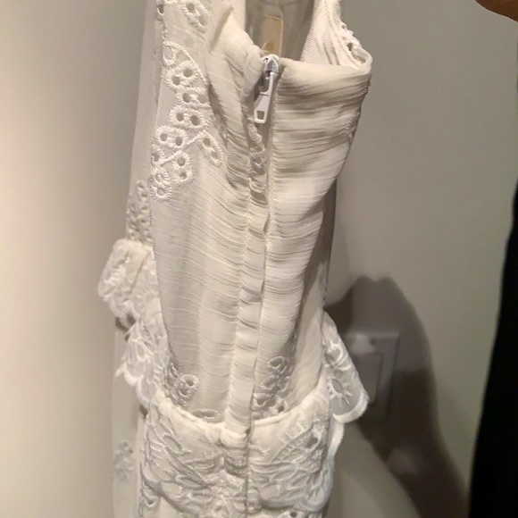 HM Maxi Dress White Lace Like New - Picture 5 of 7